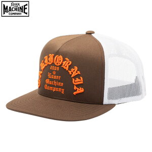 �yLOSERMACHINE(LOSER MACHINE)�z ���[�U�[�}�V�[�� -FANATIC- MESH CAP ���b�V���L���b�v BROWN/WHITE