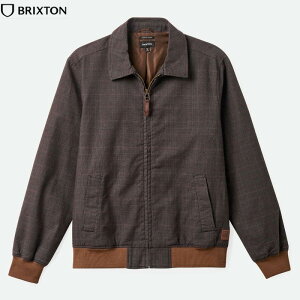 BRIXTON uNXg DILLINGER HOUNDSTOOTH BOMBER JACKET {o[WPbg BLACK HOUNDSTOOTH