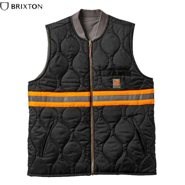 楽天市場】BRIXTON ブリクストン ABRAHAM BUILDERS REVERSIBLE VEST 