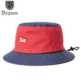 定価7700円 SALE!!40%OFF!! / BRIXTON ブリクストン STITH BUCKET HAT バケットハット WASHED NAVY/LAVA RED