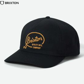 BRIXTON ブリクストン -GALLATIN- MP SNAP BACK CAP スナップバックキャップ BLACK