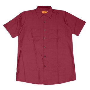 RED KAP SHORT SLEEVE SHIRTS [NVc SP24BY BURGUNDY