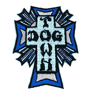 DOG TOWN hbO^E CROSS LOGO COLOR PATCH pb` BLUE