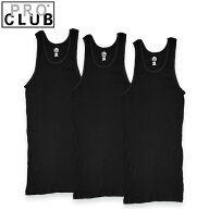PRO CLUB プロクラブ TANK TOP 3-PACK A-SHIRTS ATHLETIC SHIRTS 3枚セット タンクトップ BLACK
