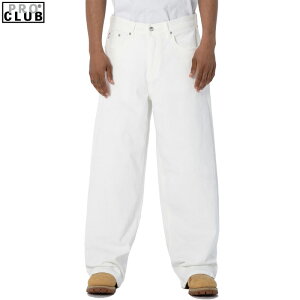 PRO CLUB �v���N���u #32PC0602WHT HEAVYWEIGHT BAGGY FIT DENIM PANT �o�M�[�t�B�b�g�@�f�j���p���c COLOR*WHITE
