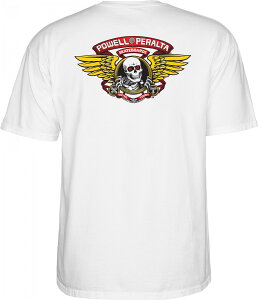 POWELL PERALTA �p�E�G���y�����^ WINGED RIPPER T-SHIRTS T�V���c WHITE