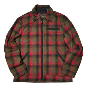 �艿39600�~ 50%OFF!! / PENDLETON �y���h���g�� MT HOOD JACKET RED/OLIVE PLAID CM064-83274