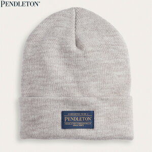 PENDLETON �y���h���g�� -BEANIE- �r�[�j�[ �j�b�g�X COLOR: OATMEAL HEATHER