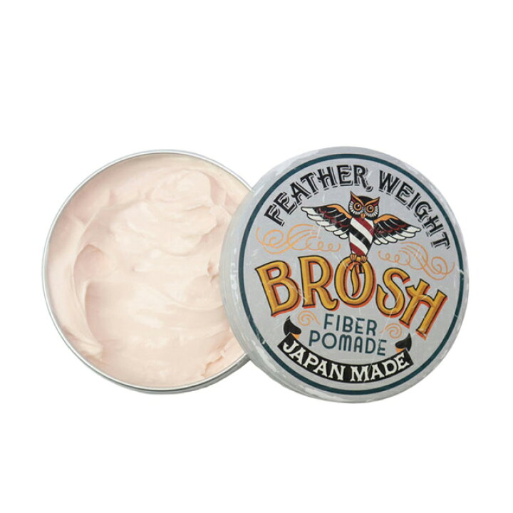 楽天市場】BROSH POMADE ブロッシュ FIBER POMADE 水性ポマード 
