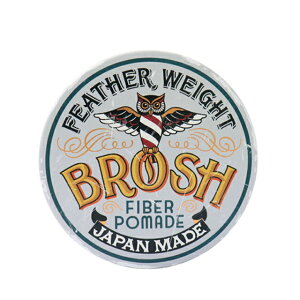 BROSH POMADE ubV FIBER POMADE |}[h -FEATHER WEIGHT- (120Gj