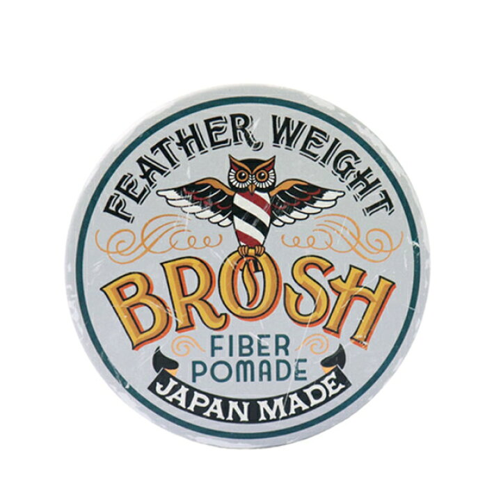 楽天市場】BROSH POMADE ブロッシュ FIBER POMADE 水性ポマード 
