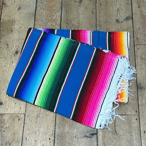 �T���y MEXICAN SERAPES ���L�V�J�� �u�����P�b�g MULTI COLOR -6- �T���y �T�C�Y�ł��� 2140MM X 1560 MM
