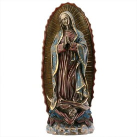 OUR LADY OF GUADALUPE (BRONZE) 高さ約20CM COLD CAST RESIN グアダルーペ置物