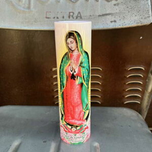 GUADALUPE LED PLASTIC CANDLE vXeBbNLh