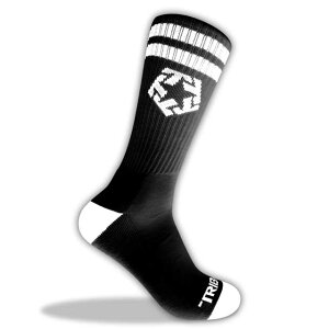 TRIBAL STREETWEAR �g���C�o�� �X�g���[�g�E�F�A T-STAR SOCKS �\�b�N�X BLACK