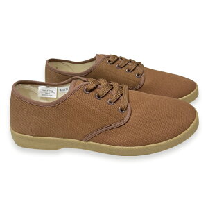 ZIG-ZAG SHOES #7201 HOP SACK OXFORD �V���[�Y BROWN