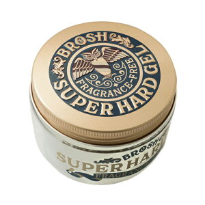 BROSH POMADE �u���b�V�� SUPER HARD GEL FRAGRANCE FREE �X�[�p�[�n�[�h �W�F�� ������ (��200G�j