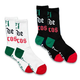 SIDE PROJECT CAFE /EL SIDE TACOS -TACOS ALL DAY- CREW SOCKS ソックス