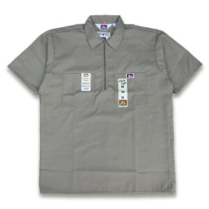 BEN DAVIS HALF ZIP �n�[�t�W�b�v �������[�N�V���c #122 KHAKI