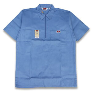 BEN DAVIS HALF ZIP �n�[�t�W�b�v �������[�N�V���c #150 LIGHT BLUE