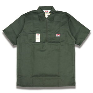 BEN DAVIS HALF ZIP �n�[�t�W�b�v �������[�N�V���c #125 OLIVE