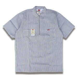 BEN DAVIS HALF ZIP �n�[�t�W�b�v �������[�N�V���c #108 HICKORY STRIPE