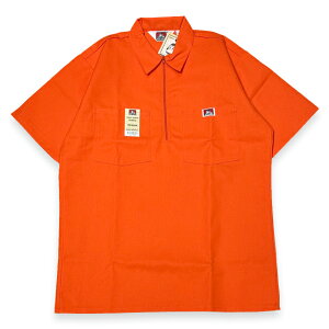 BEN DAVIS HALF ZIP �n�[�t�W�b�v �������[�N�V���c #126 ORANGE