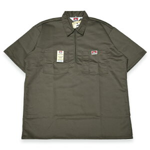 BEN DAVIS HALF ZIP �n�[�t�W�b�v �������[�N�V���c #151 OLIVE DRAB