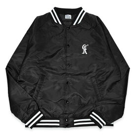 定価19800円 SALE20%OFF /FIFTY EIGHT フィフティーエイト "PACHUCO CROSS" VARSITY BOMBER JACKET バーシティボンバージャケット BLACK