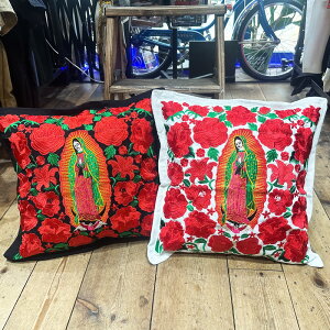 ESTRELLA STANDARD GXgX^_[h yGUATEMALAzGuadalupe Embroidered Cushion Cover-A OA_[yxKN hJ NbV CeA