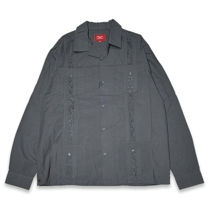 楽天市場】MAXIMOS マキシモス GUAYABERA LONG SLEEVE SHIRTS 長袖 