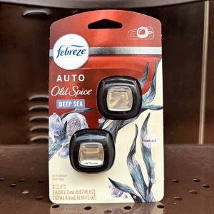 2Zbg FEBREZE USA "OLD SPICE DEEPSEA" VENT STICK AIR FRESHNER (2CLIPSZbg) GA[tbVi[ US