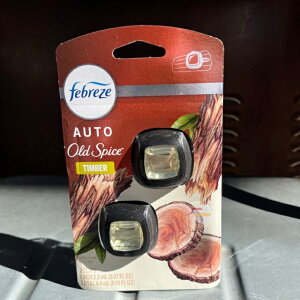 2Zbg FEBREZE USA "OLD SPICE TIMBER" VENT STICK AIR FRESHNER (2CLIPSZbg) GA[tbVi[ US