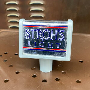 ANG148 ANTIQUE VINTAGE STROHS BEER SERVER KNOB-Vił-