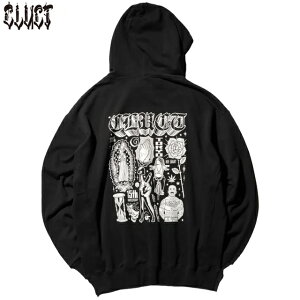 �艿19800�~ 30%OFF/ CLUCT �N���N�g × MIKE GIANT �}�C�N�W���C�A���g #04720 #J HOODIE �t�[�f�B�[ �J�u���p�[�J�[ BLACK