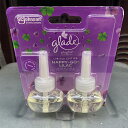 GLADE PLUG IN SCENTED OIL 2PACK "HAPPY GO LILLAC" プラグイン芳香剤REFILL (OIL WARMER別途お買い上げください）