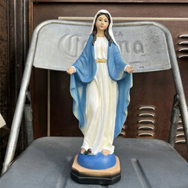 Virgin Mary 置物　高さ12inch(約31CM) -BLUE & WHITE-