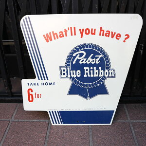 PABST BLUE RIBBON WOOD BOARD SIGN re[WEbhTC 45x45CM ʊŔ