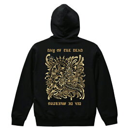 GREASER -DAY OF THE DEAD- HOODIE パーカー BLACK
