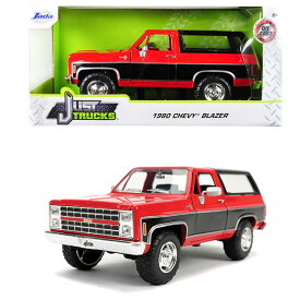 JADA TOYS ジャダトーイズ 1:24SCALE - Just Trucks - 1980 Chevrolet Blazer K5 (Two-Tone Red/Black)