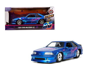 JADA TOYS 1/24SCALE 1989 Ford Mustang GT ? I Love the 1980�fs ? Hollywood Rides �~�j�J�[