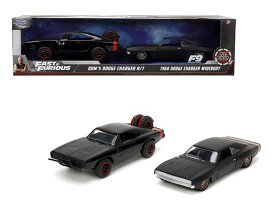 JADA TOYS ジャダトーイズ 1:32SCALE(全長約12CM) - 2台セット　2-Pack Dom’s Dodge Charger R/T & 1968 Dodge Charger Widebody