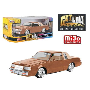 MOTORMAX 1/24SCALE 1987 Buick Grand National ? Get Low ? MiJo Exclusive COLOR*BROWN�@���[���C�_�[�~�j�J�[