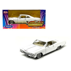 WELLY 1:24SCALE 1965 Chevrolet Impala SS 396 Hard Top Low Rider -WHITE-