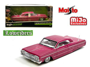 MAISTO 1/24SCALE 1964 Chevrolet Impala SS Lowrider ? PINK ? Design Lowriders ?�@���[���C�_�[�~�j�J�[