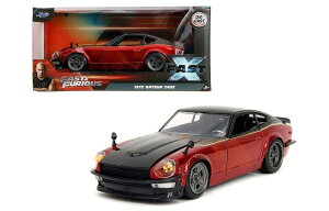JADA TOYS 1/24SCALE FAST&FURIOUS ���C���h�X�s�[�h FAST10X 1972 DATSUN 240Z RED/BLACK �~�j�J�[