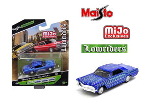 MA-003 MAISTO 1:64DIE CAST CARS 1965 BUICK RIVIERA LOWRIDER METALLIC BLUE 3600�����