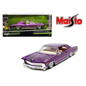 32551-PU MAISTO 1/24SCALE 1965 Buick Riviera Lowrider ? PURPLE ? Design Lowriders ?�@���[���C�_�[�~�j�J�[