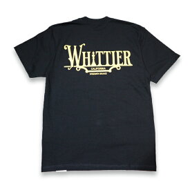 WISEMEN BRAND "WHITTIER" BLACK Tシャツ