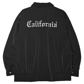 KUSTOMSTYLE カスタムスタイル KSLWJ2328BK "OLD SKOOL CALIFORNIA" LIGHT WEIGHT JACKET COLOR*BLACK 薄手ジャケット